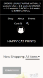 Mobile Screenshot of happycatprints.com